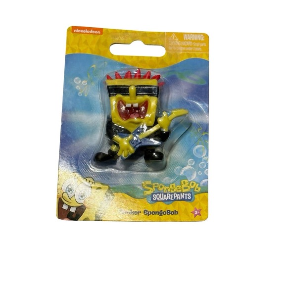 Spongebob Squarepants • Set of 5 Mini Figs: Fishing/Rip Pants/Old/Robot/Rocker - Picture 3 of 4